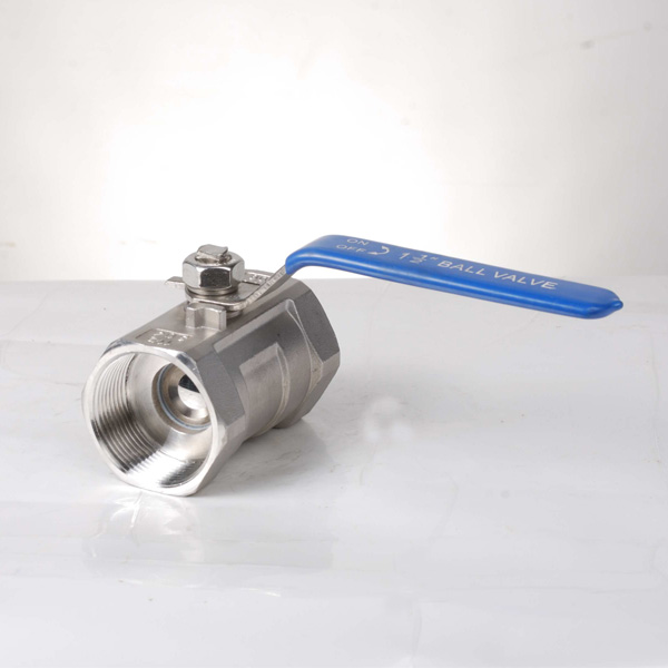 Single Body Reduce Port Screwed Stainless Steel Ball Valve
