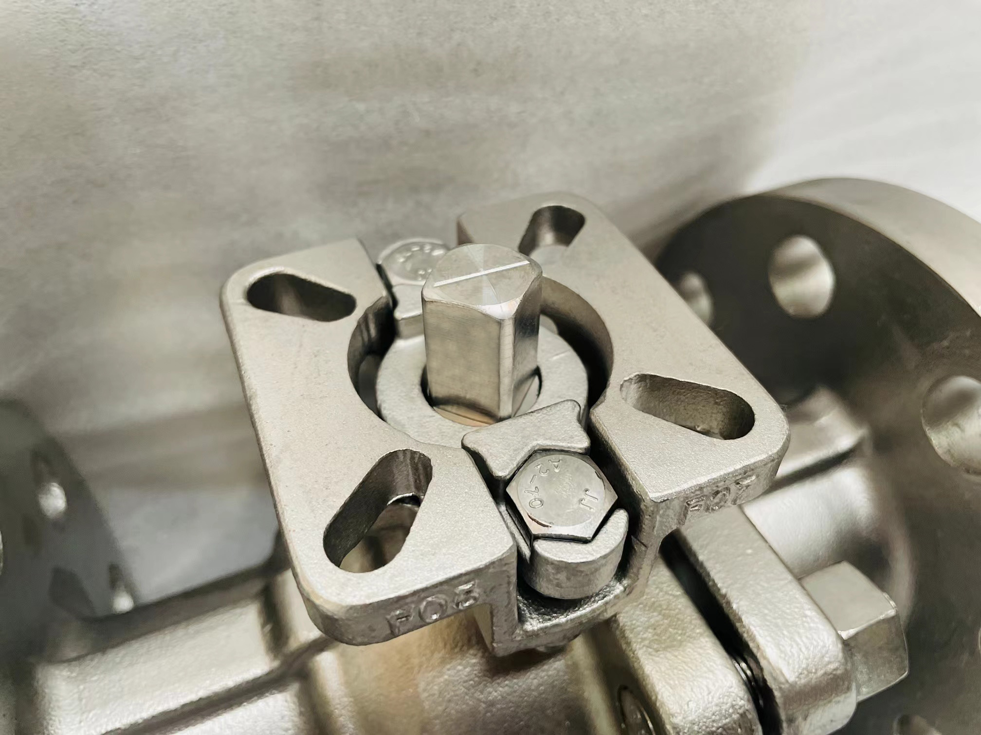 Q41F 300LB Stainless Steel Flange Ball Valve ISO5211 F05/07