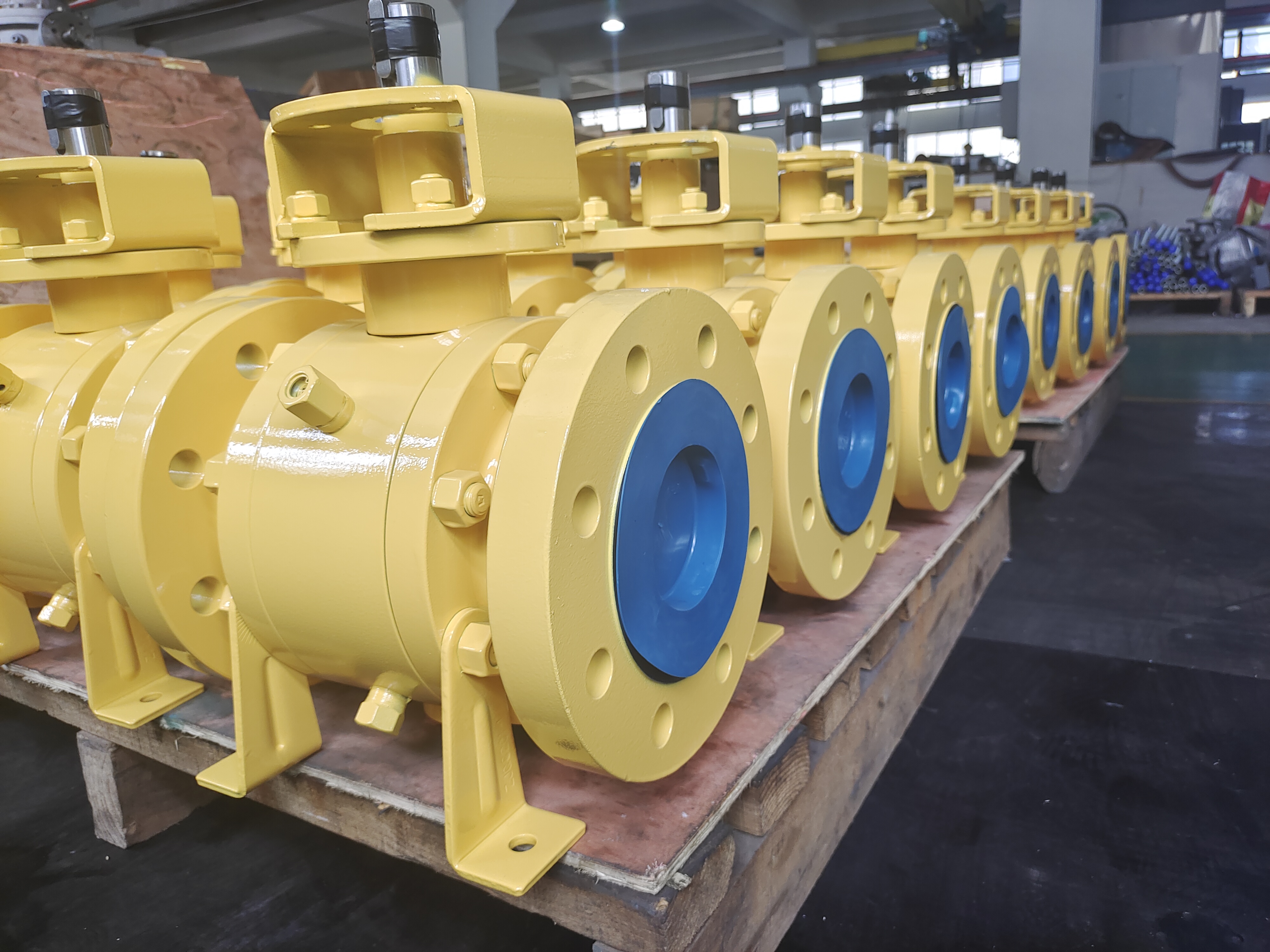 API6D Stainless Steel Trunnion Mounted Flanged Ball Valve