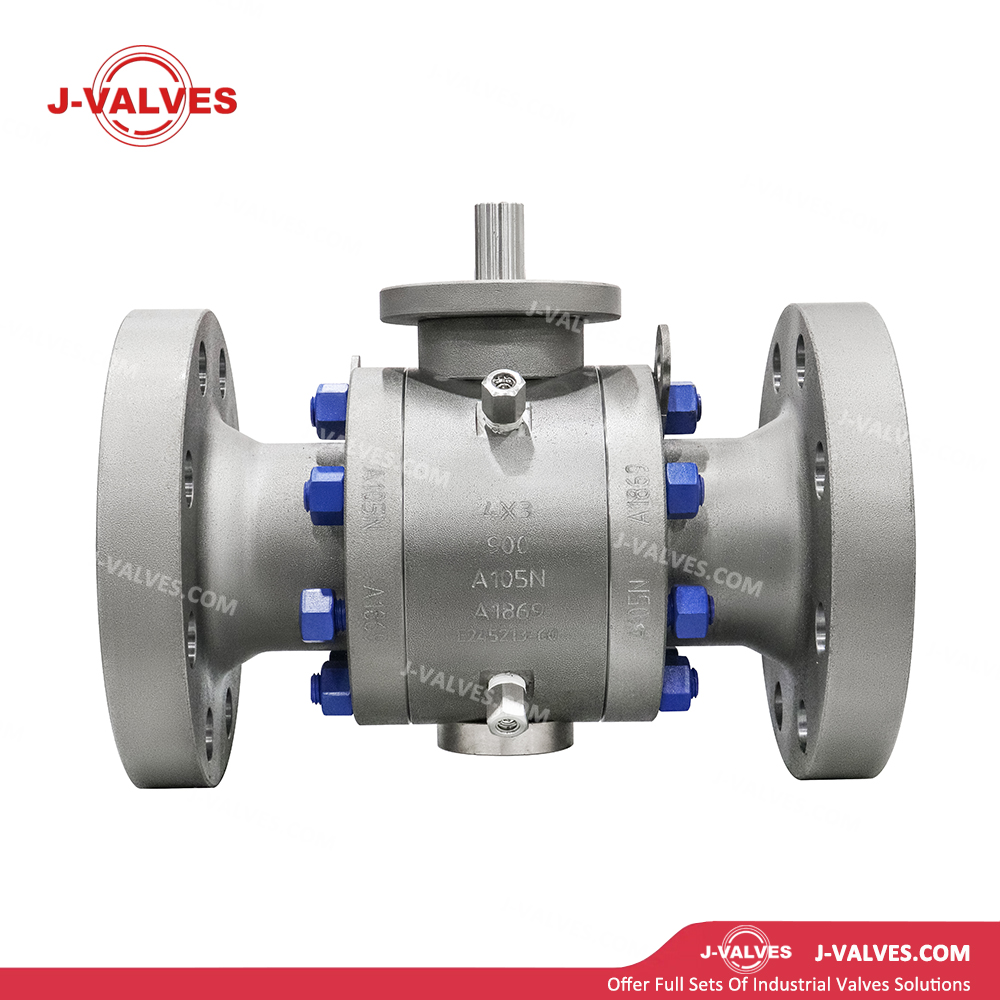 4X3" 900LB A105N Forged Carbon Steel Trunnion Ball Valve