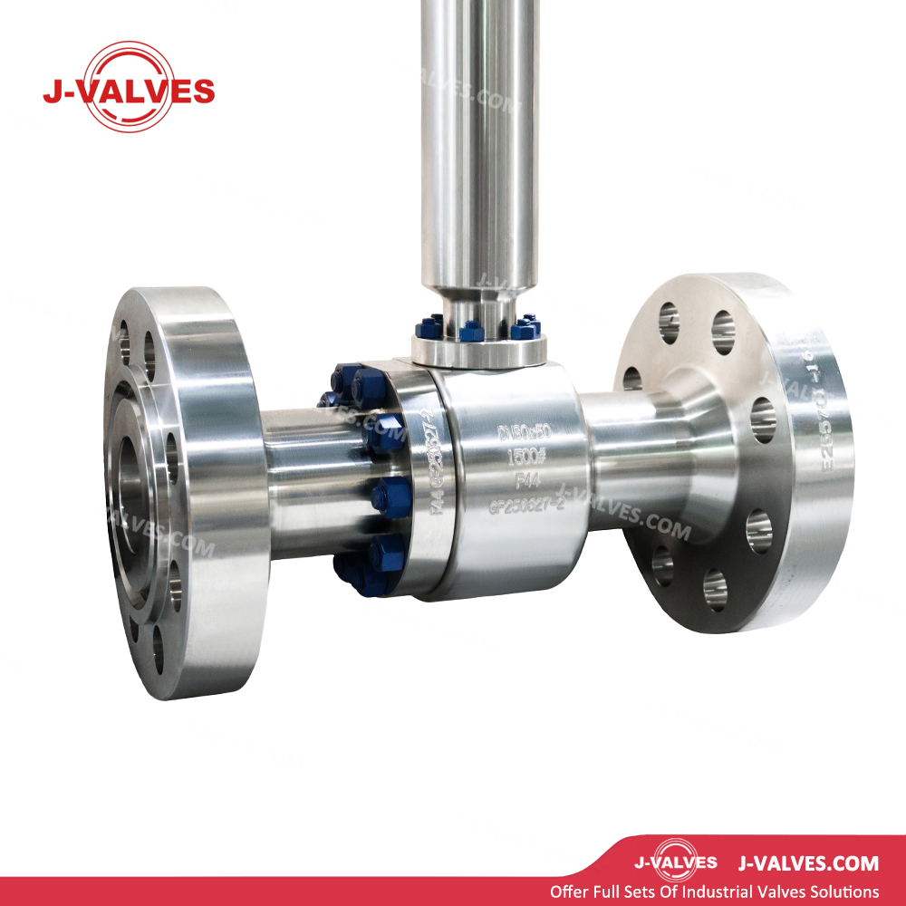DN80x50 1500LB F44 Two Piece Extended Stem Floating Ball Valve