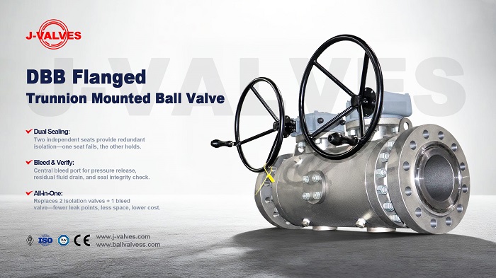DBB Trunnion Ball Valve: API 6D Certified for High-Risk Service
