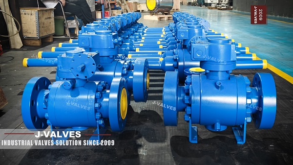 Butt Weld Trunnion Ball Valve for PN320 High Pressure Pipeline And Sour Gas Service