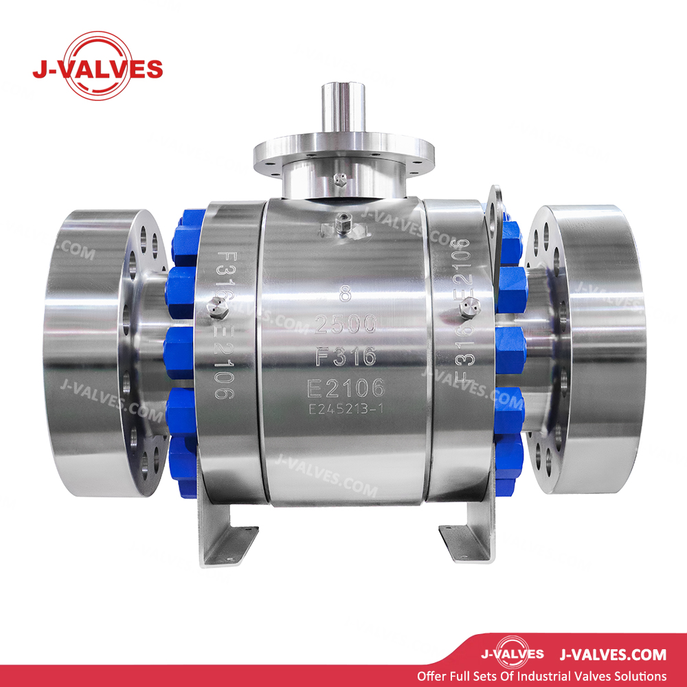 3PC Side-Entry Trunnion Mounted Ball Valve Stainless Steel