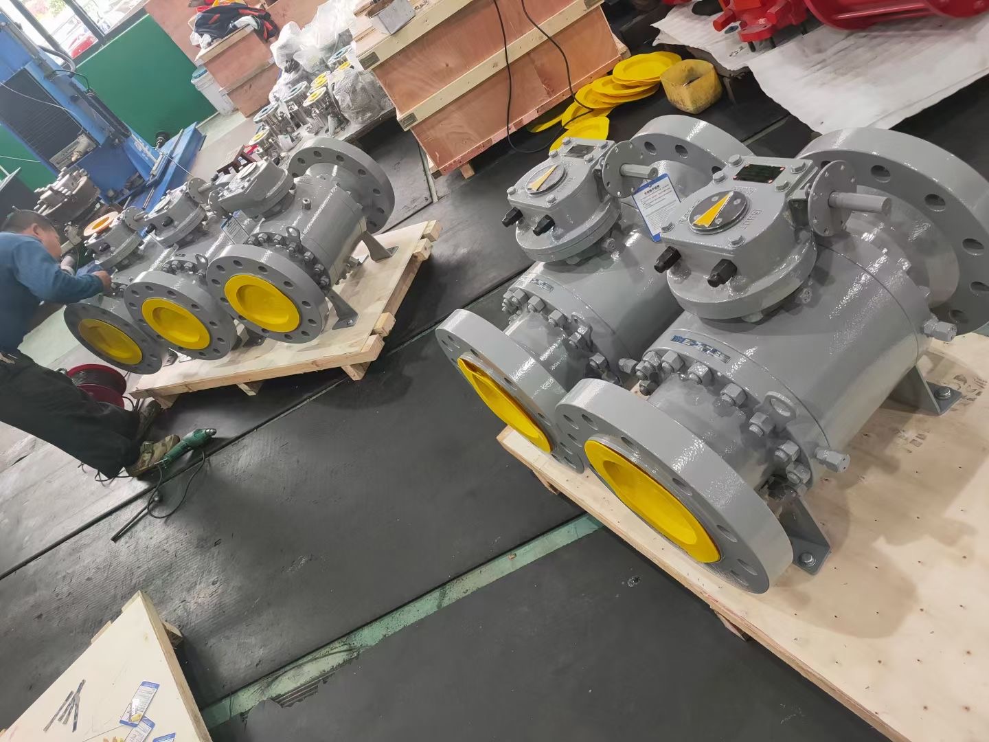 flange trunnion mounted ball valve