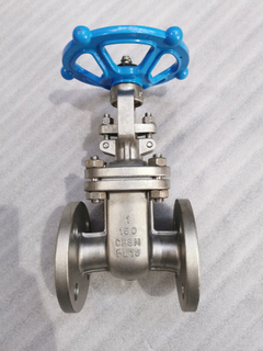 150LB A351-CF8 Stainless Steel 1'' DN25 Flange Gate Valve Rising Stem