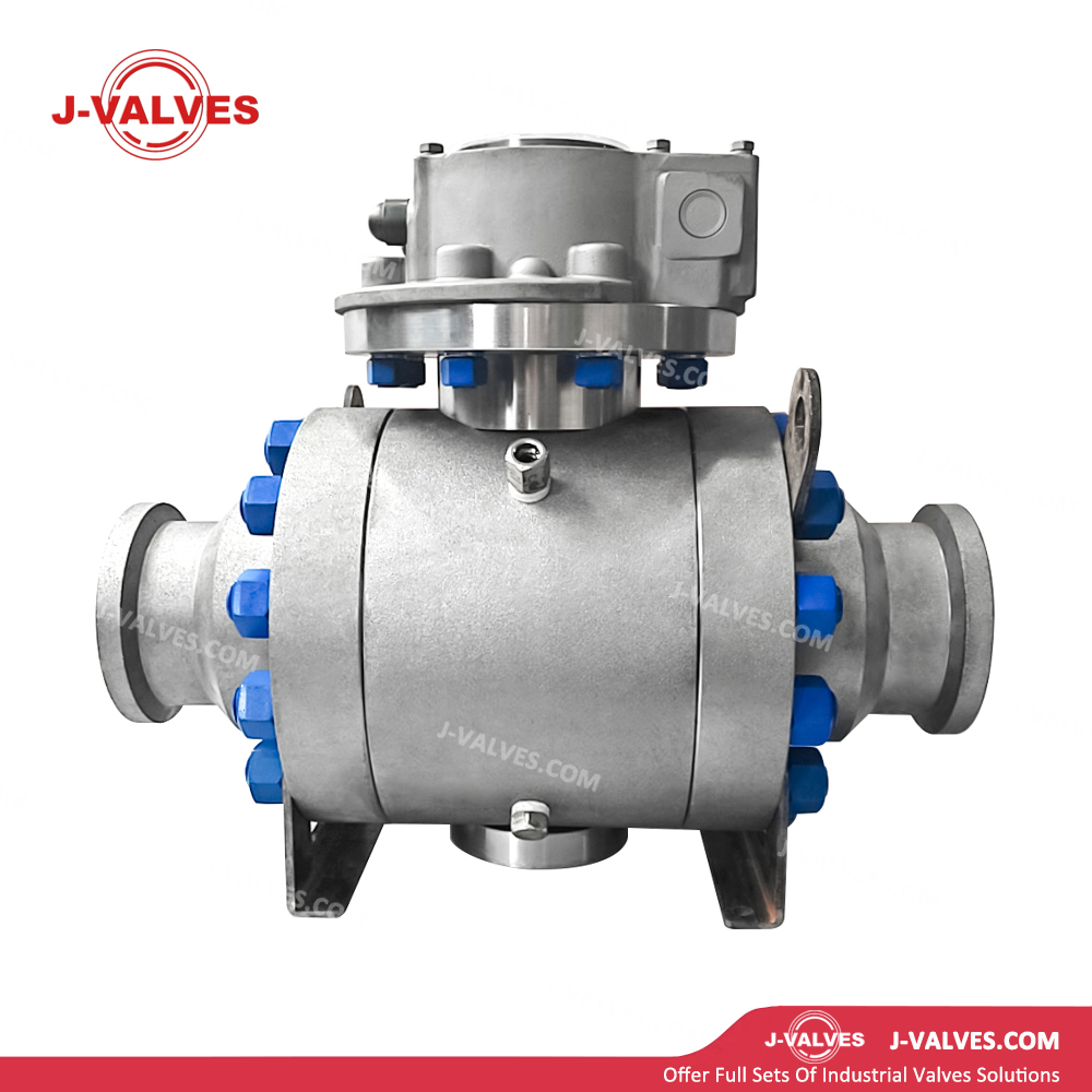 API607 Three Piece Forged Steel Trunnion Mounted Ball Valve