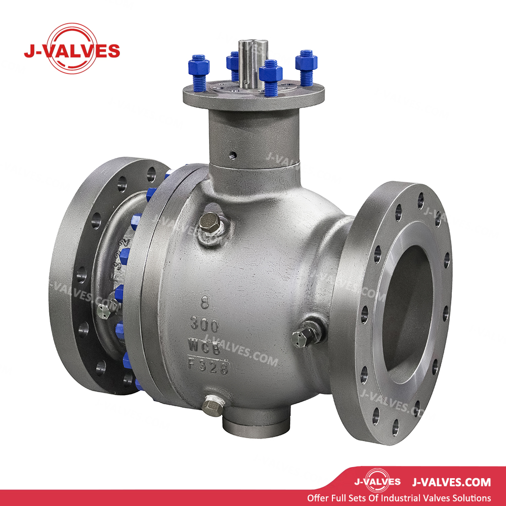 8"300LB WCB Carbon Steel Trunnion Mounted Ball Valve