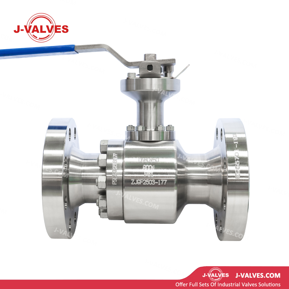 DN80x50 900LB F51 Two Piece Extended Stem Floating Ball Valve