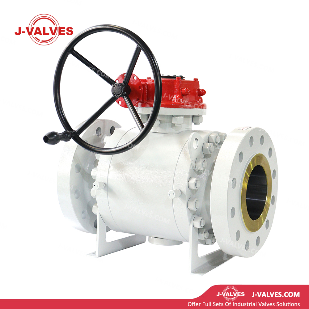 6"600LB A105 Trunnion Mounted Ball Valves of Turbine Head