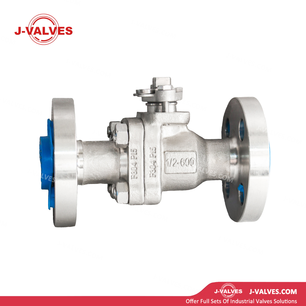 0.5"600LB F304 Two Piece Flange Floating Ball Valve