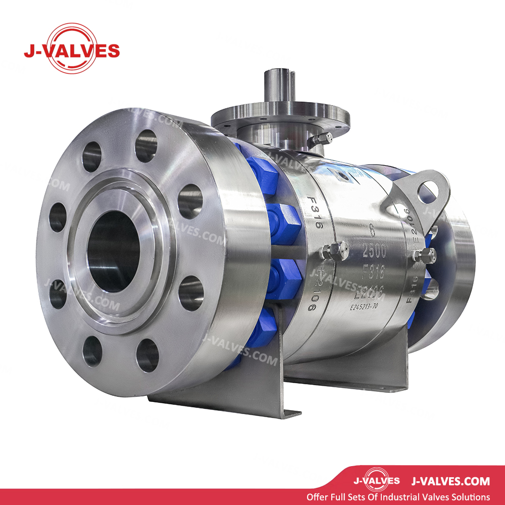 Stainless Steel Line Trunnion Mounted Ball Valve