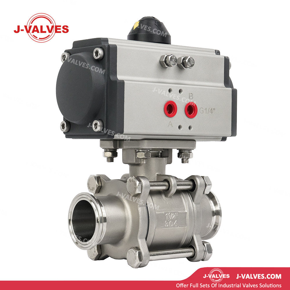 3piece Pneumatic Floating Ball Valve