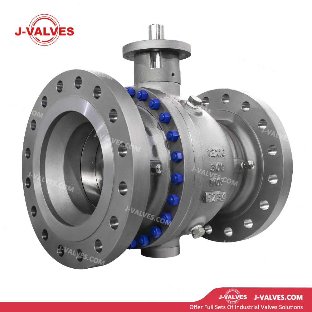 2PC Flanged Trunnion Mounted Ball Valve Cast